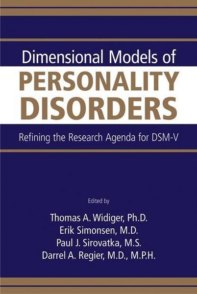 Produktbild: Dimensional Models of Personality Disorders