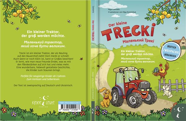 Produktbild: Der kleine Trecki &ndash; Ein kleiner Traktor, der gro&szlig; werden m&ouml;chte &ndash; Маленький Трекі &ndash; Маленький трактор, який хоче бути великим