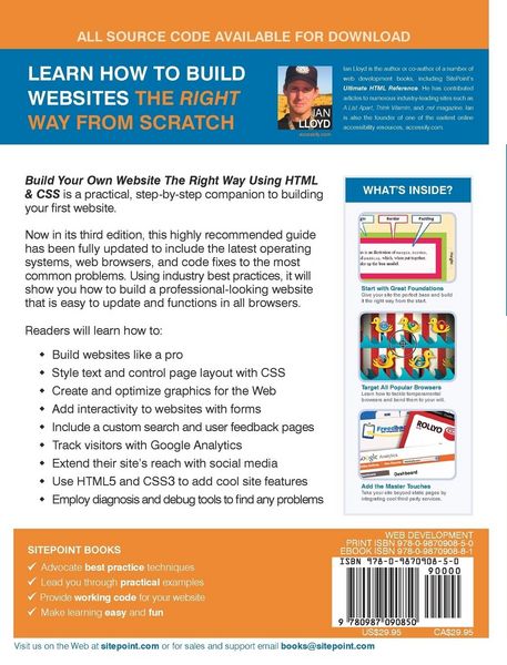 Produktbild: Build Your Own Website the Right Way Using HTML & CSS
