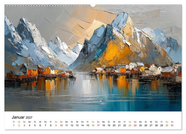 Produktbild: Europa Eleganz - Premium Edition (Wandkalender 2027 DIN A2 quer), CALVENDO Monatskalender
