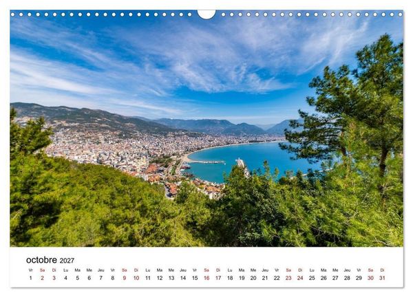 Produktbild: LA RIVIERA TURQUE Antiquit&eacute;. C&ocirc;te. Lumi&egrave;re. (Calendrier mural 2027 DIN A3 vertical), CALVENDO calendrier mensuel