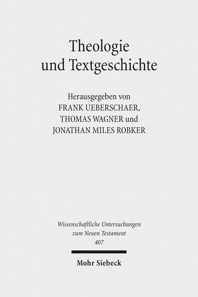 Produktbild: Theologie und Textgeschichte