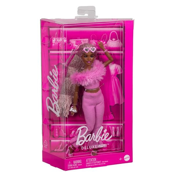 Produktbild: Barbie Deluxe Style Puppe -geflochtene Zöpfe