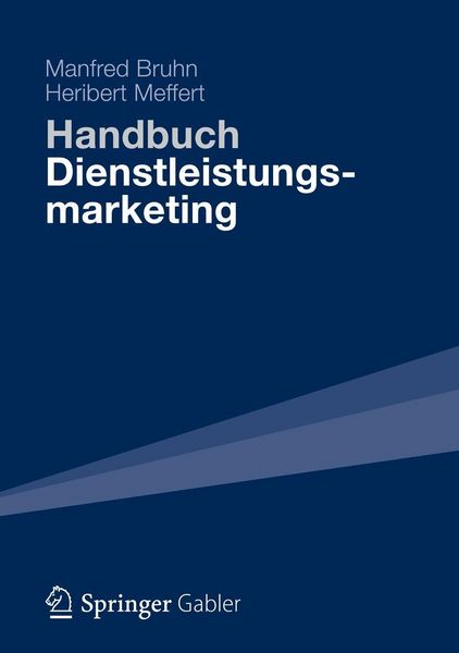 Produktbild: Handbuch Dienstleistungsmarketing