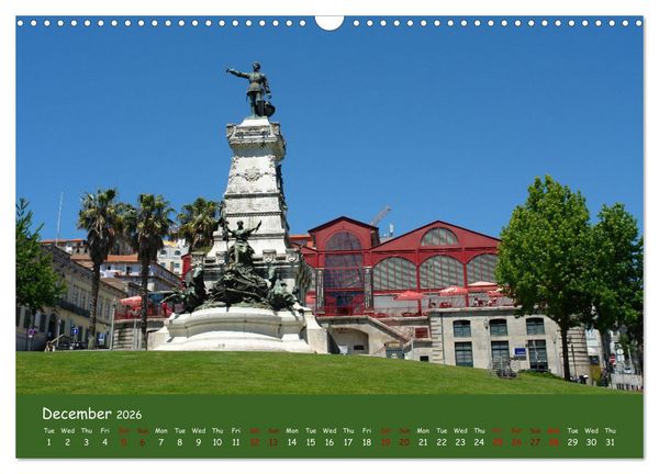 Produktbild: Colorful Porto (Wall Calendar 2026 DIN A3 landscape), CALVENDO 12 Month Wall Calendar
