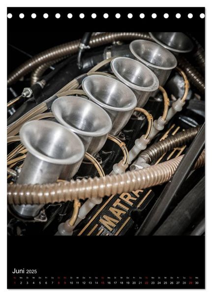 Produktbild: Klassische Rennmotoren (Tischkalender 2025 DIN A5 hoch), CALVENDO Monatskalender