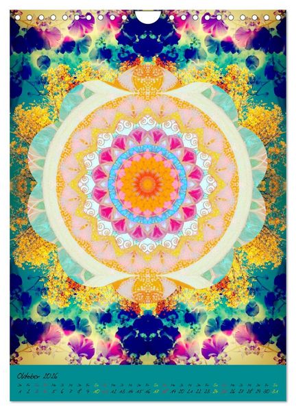 Produktbild: Bl&uuml;hende Mandalas (Wandkalender 2026 DIN A4 hoch), CALVENDO Monatskalender