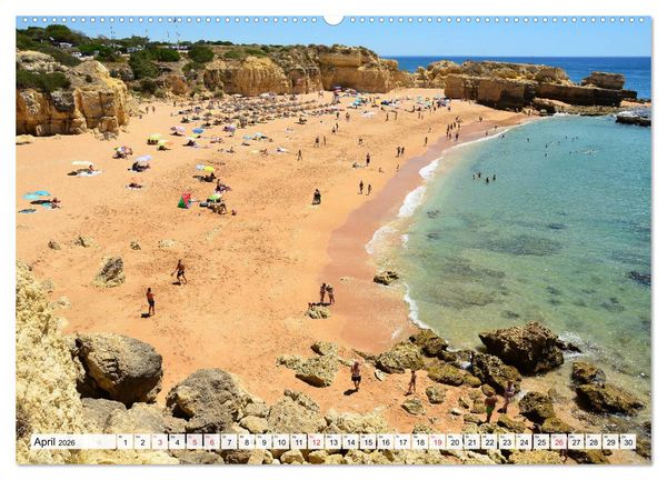 Produktbild: Algarve zum Tr&auml;umen (hochwertiger Premium Wandkalender 2026 DIN A2 quer), Kunstdruck in Hochglanz