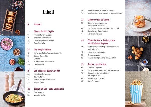 Produktbild: Dinner for One &ndash; Das Kochbuch