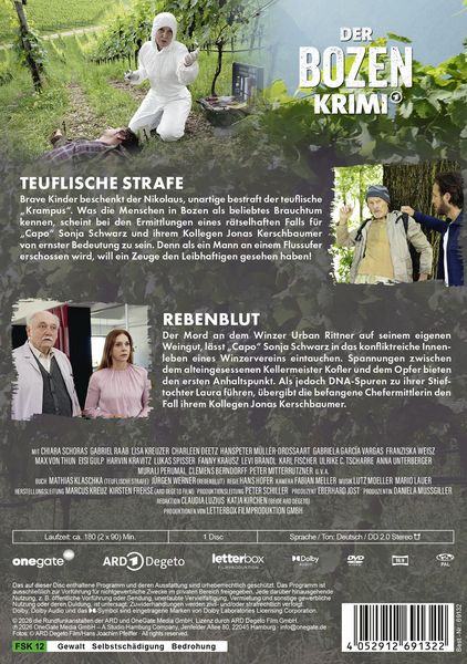 Produktbild: Der Bozen-Krimi: Teuflische Strafe / Rebenblut (Teil 21 & 22)