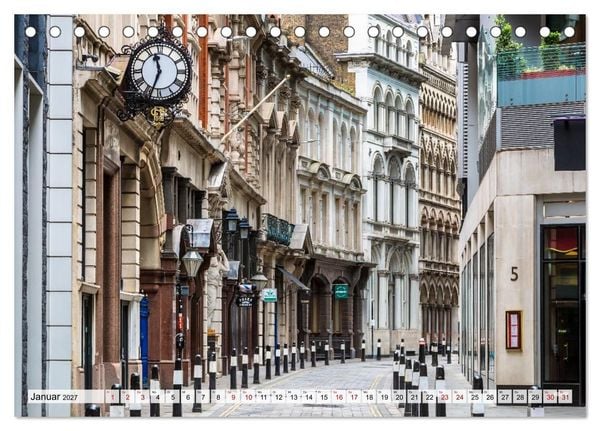 Produktbild: Historischer Charme Europas (Tischkalender 2027 DIN A5 quer), CALVENDO Monatskalender