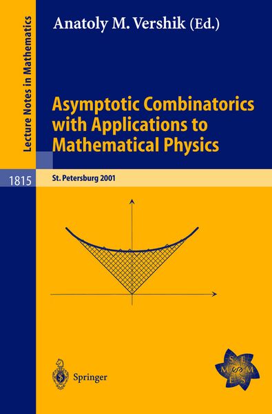 Produktbild: Asymptotic Combinatorics with Applications to Mathematical Physics