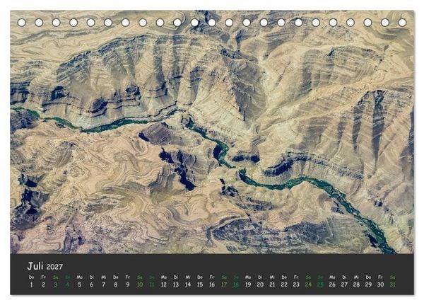 Produktbild: Pilot's-eye view - Die Welt von oben (Tischkalender 2027 DIN A5 quer), CALVENDO Monatskalender