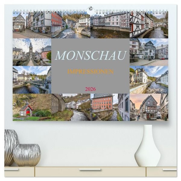 Produktbild: Monschau Impressionen (hochwertiger Premium Wandkalender 2026 DIN A2 quer), Kunstdruck in Hochglanz