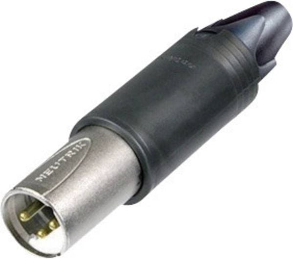 Produktbild: Neutrik NC3FM-C XLR-Steckverbinder Stecker, gerade, Buchse, gerade Polzahl: 3 Silber 1St.