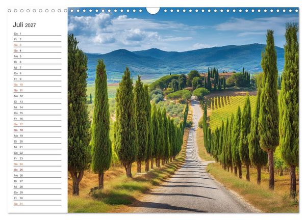 Produktbild: Zwischen Reben und Himmel (Wandkalender 2027 DIN A3 quer), CALVENDO Monatskalender