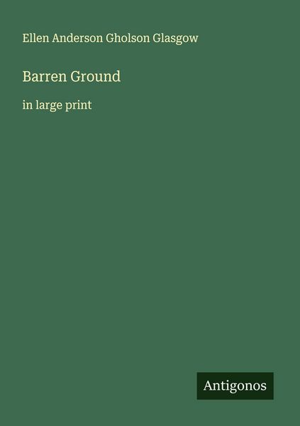 Produktbild: Barren Ground