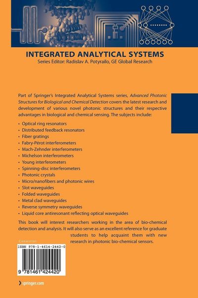 Produktbild: Advanced Photonic Structures for Biological and Chemical Detection