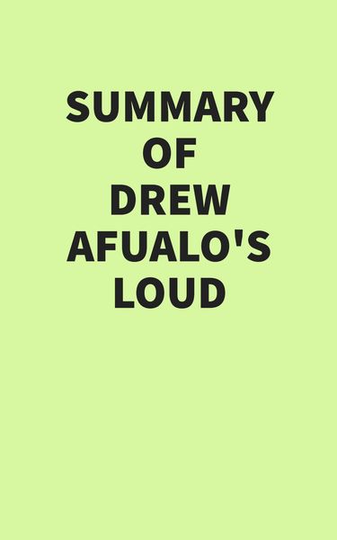 Produktbild: Summary of Drew Afualo's Loud