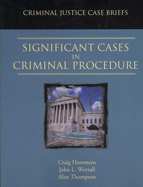 Produktbild: Significant Cases in Criminal Procedure