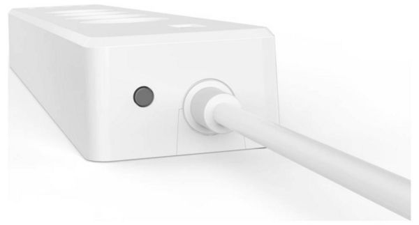 Produktbild: Hama Smarte WLAN-Steckdosenleiste 4-fach, einzeln schaltbar, &Uuml;berlastsch., 4xUSB Steckdose