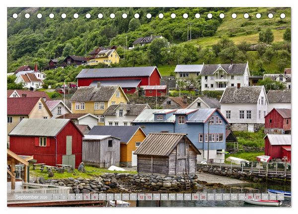 Produktbild: Die Farben Norwegens (Tischkalender 2026 DIN A5 quer), CALVENDO Monatskalender