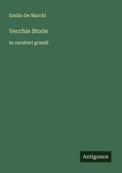 Produktbild: Vecchie Storie