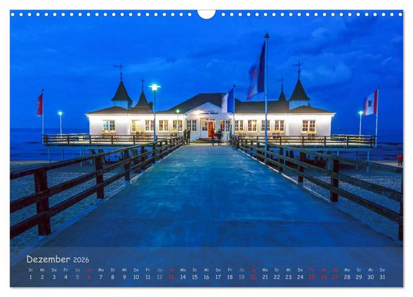 Produktbild: K&uuml;stenimpressionen von den Ostseeinseln R&uuml;gen und Usedom (Wandkalender 2026 DIN A3 quer), CALVENDO Monatskalender