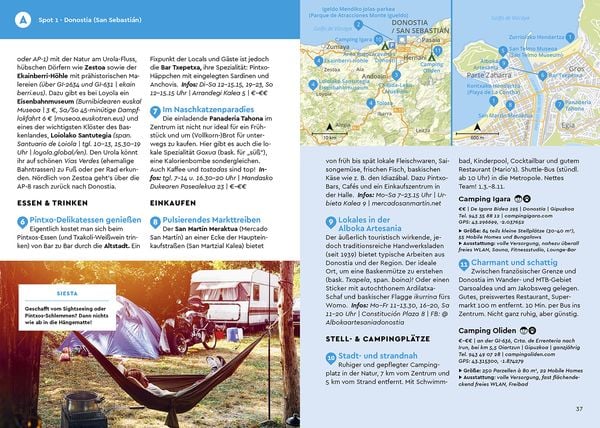 Produktbild: MARCO POLO Camper Guide Nordspanien: Atlantikk&uuml;ste & Pyren&auml;en