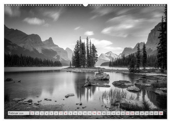 Produktbild: Monochrome Wonders (hochwertiger Premium Wandkalender 2026 DIN A2 quer), Kunstdruck in Hochglanz
