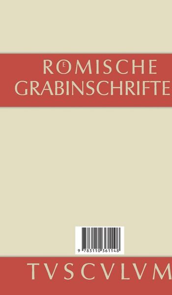 Produktbild: R&ouml;mische Grabinschriften