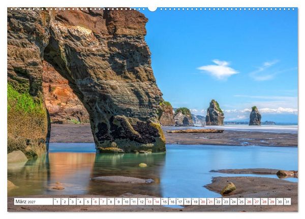Produktbild: Neuseeland Nordinsel - Das Land der Hobbits und Vulkane (hochwertiger Premium Wandkalender 2027 DIN A2 quer), Kunstdruck in Hochglanz