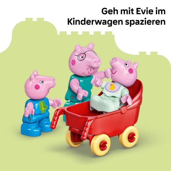 Produktbild: LEGO DUPLO Peppa Wutz 10467 Familienhaus, Spielhaus mit Figuren