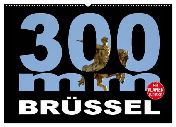Produktbild: 300mm - Br&uuml;ssel (Wandkalender 2026 DIN A2 quer), CALVENDO Monatskalender