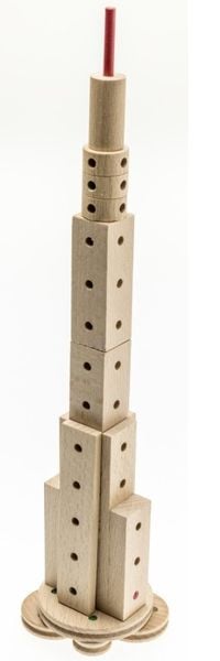 Produktbild: MATADOR 11518 - Space Adventure, Baukasten Weltraum, Holz, 42 Teile, Konstruktionsbaukasten, ab 5 Jahren, Spielend lernen!