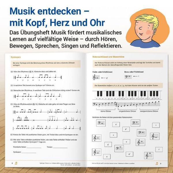 Produktbild: Das &Uuml;bungsheft Musik 7/8