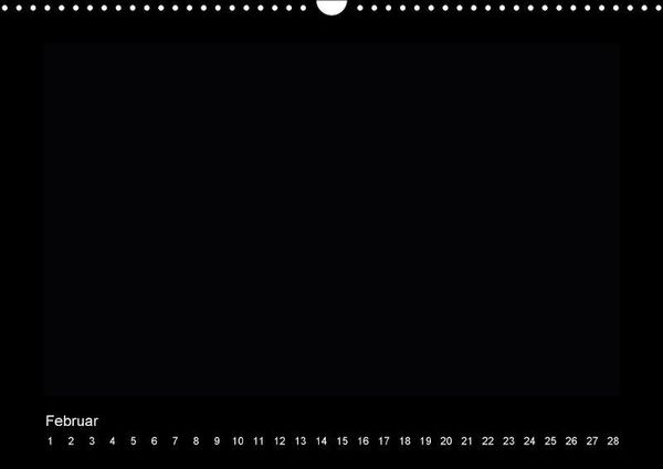 Produktbild: K. A., K: Geburtstags - Bastelkalender - Schwarz (Wandkalen