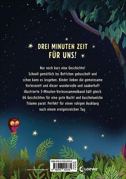 Produktbild: 66 Schlummerreisen - 3-Minuten-Vorlesegeschichten zur Guten Nacht