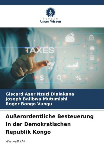 Produktbild: Au&szlig;erordentliche Besteuerung in der Demokratischen Republik Kongo
