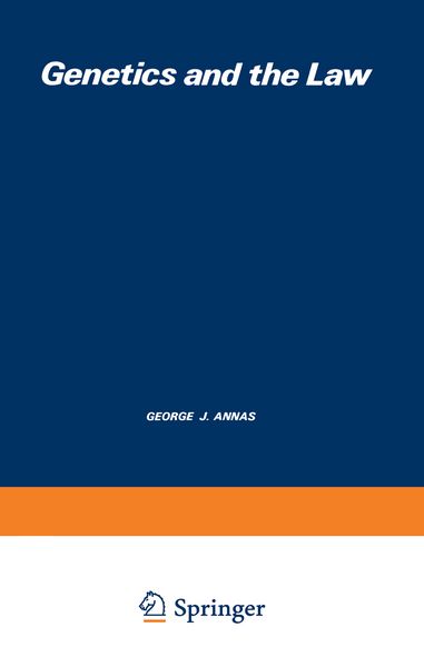 Produktbild: Genetics and the Law