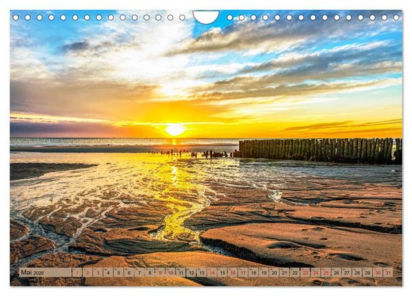 Produktbild: Naturlandschaft WATTENMEER (Wandkalender 2026 DIN A4 quer), CALVENDO Monatskalender