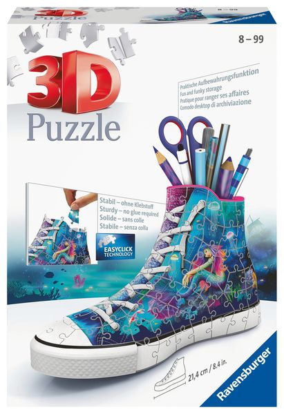 Produktbild: 3D Puzzle Sneaker Bezaubernde Meerjungfrauen