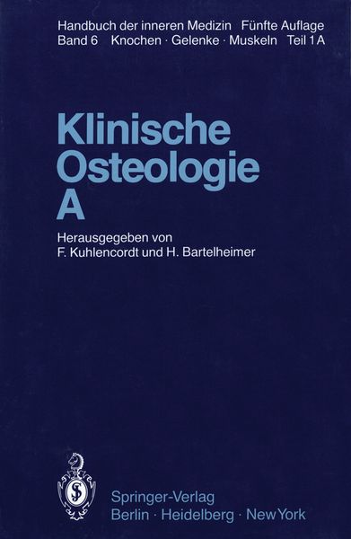 Produktbild: Klinische Osteologie &middot; A