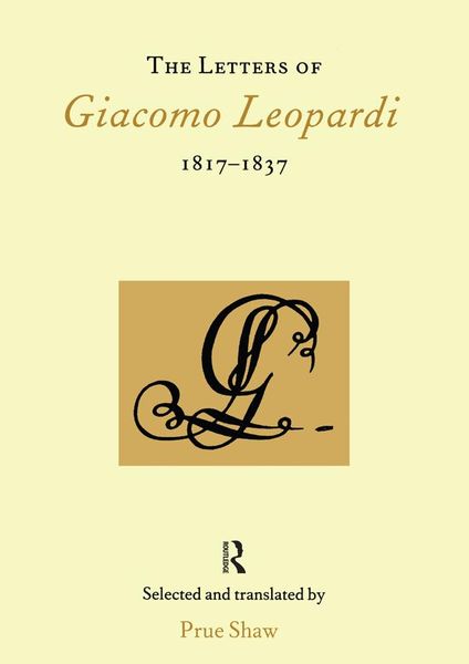 Produktbild: The Letters of Giacomo Leopardi 1817-1837