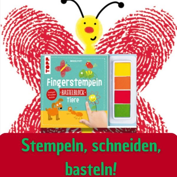 Produktbild: Fingerstempeln. Bastelblock Tiere