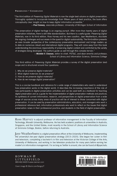Produktbild: Preserving Digital Materials