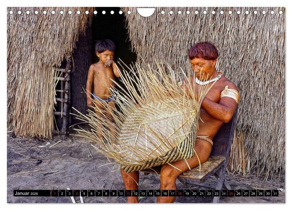 Produktbild: XINGU - Fluss der Menschenwesen (Wandkalender 2026 DIN A4 quer), CALVENDO Monatskalender