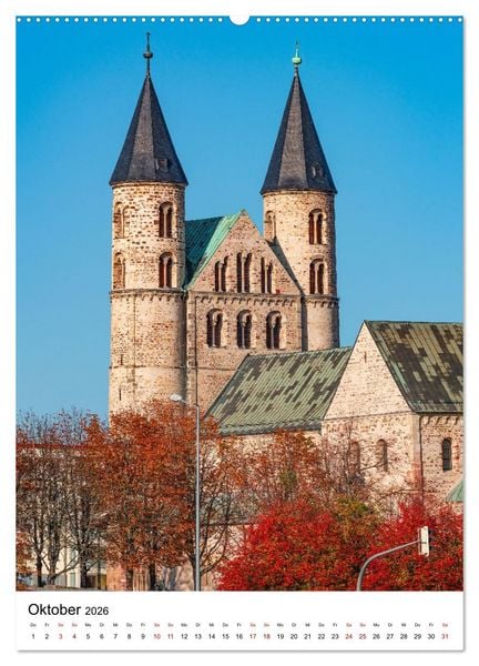 Produktbild: Magdeburg - Die sch&ouml;nsten Momente (Wandkalender 2026 DIN A2 hoch), CALVENDO Monatskalender