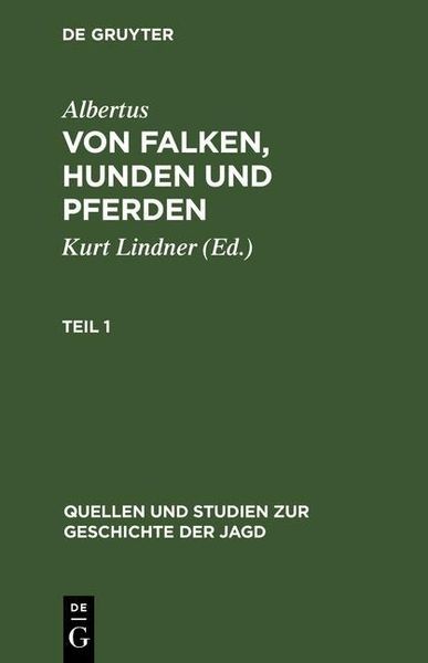 Produktbild: Albertus: Von Falken, Hunden und Pferden. Teil 1