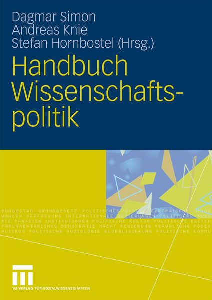 Produktbild: Handbuch Wissenschaftspolitik